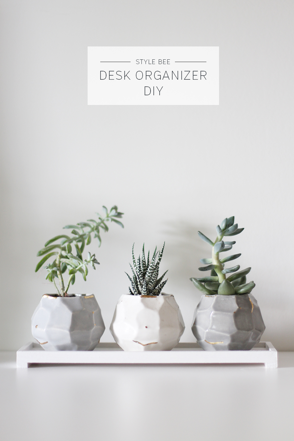 Style Bee - Desk Organizer DIY