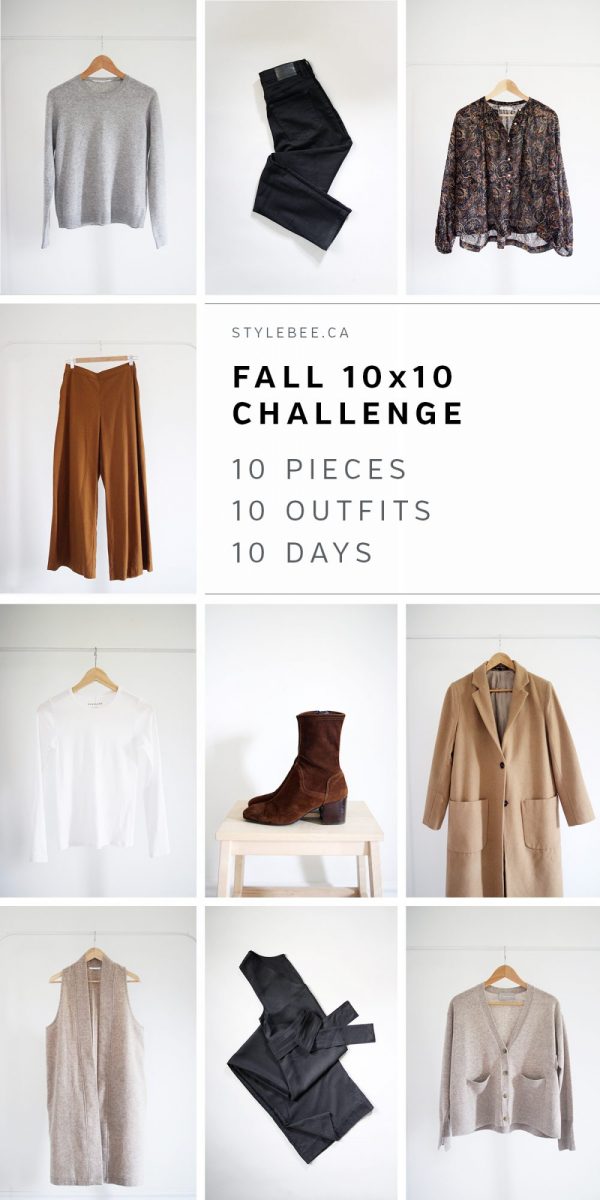 Style Bee - 10x10 Challenge - Fall 2018